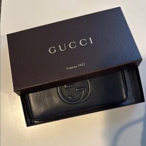 Gucci Black Leather Wallet